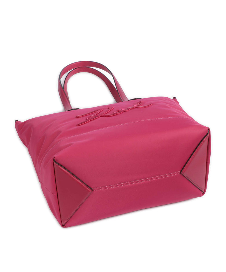 Karl Lagerfeld K/Signature Medium Tote bag persian red