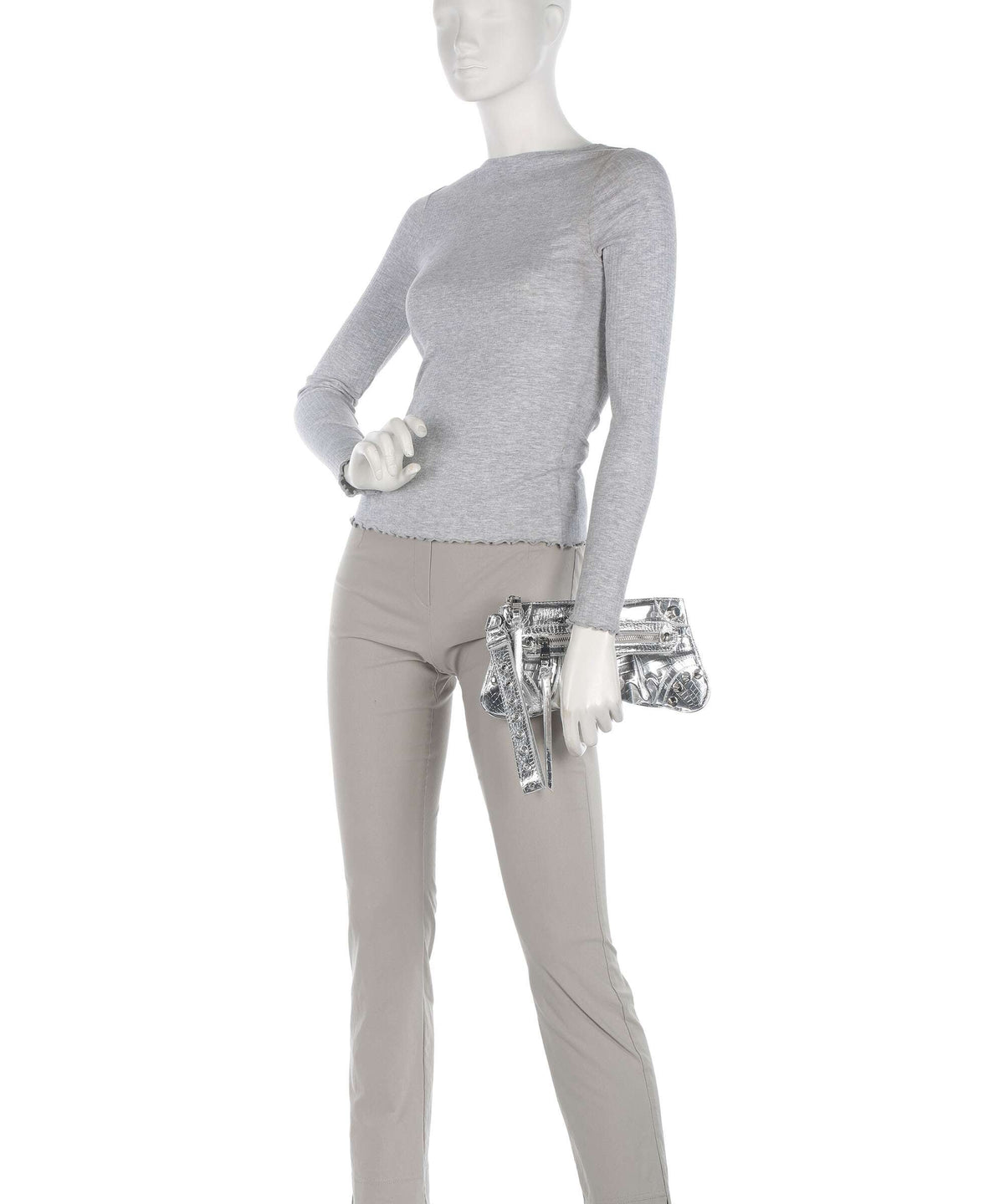 Steve Madden BDOVA Clutch bag silver