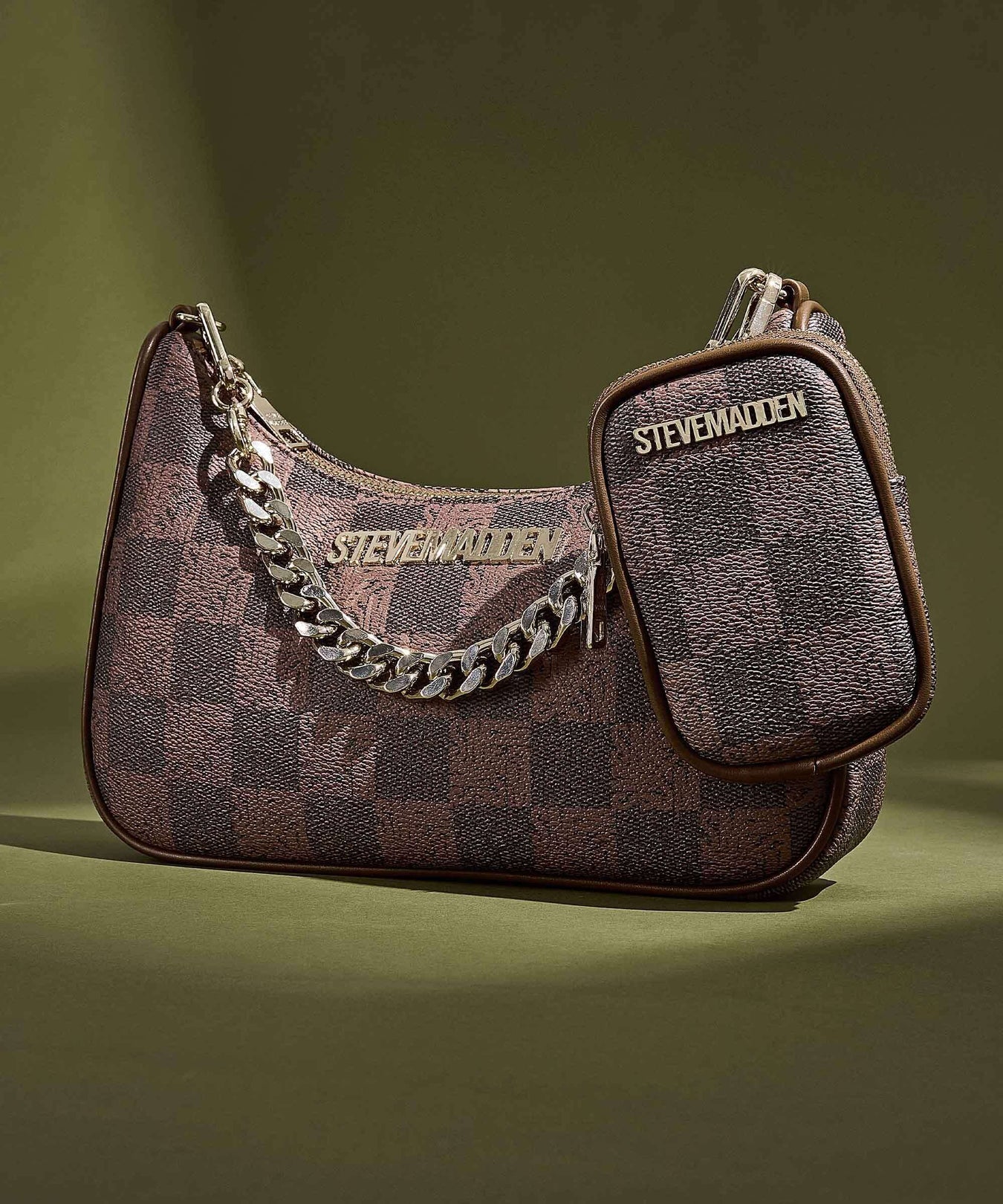 Steve Madden BVITAL Shoulder bag olive/gold