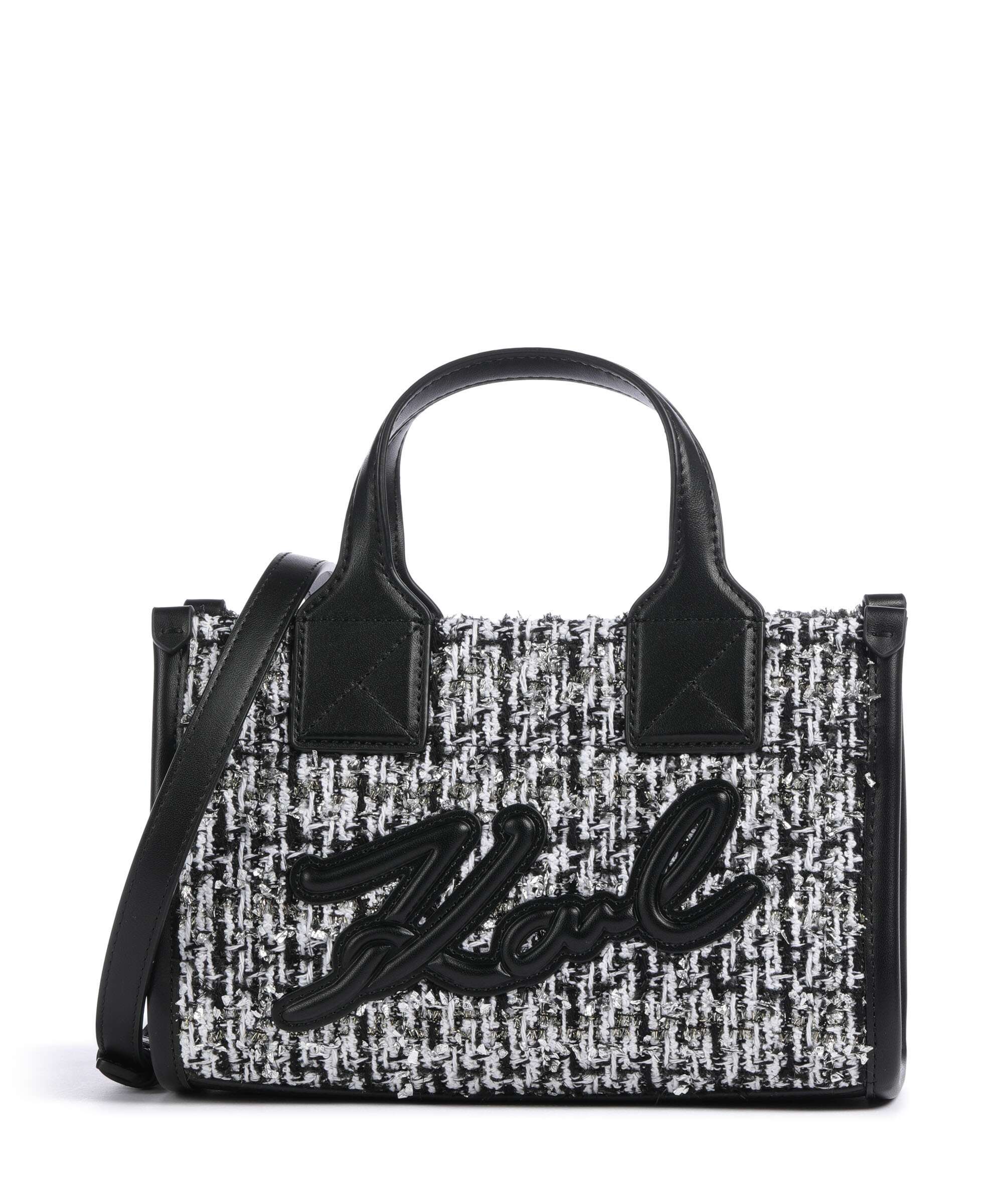 Karl Lagerfeld K/Skuare Small Handbag black/white