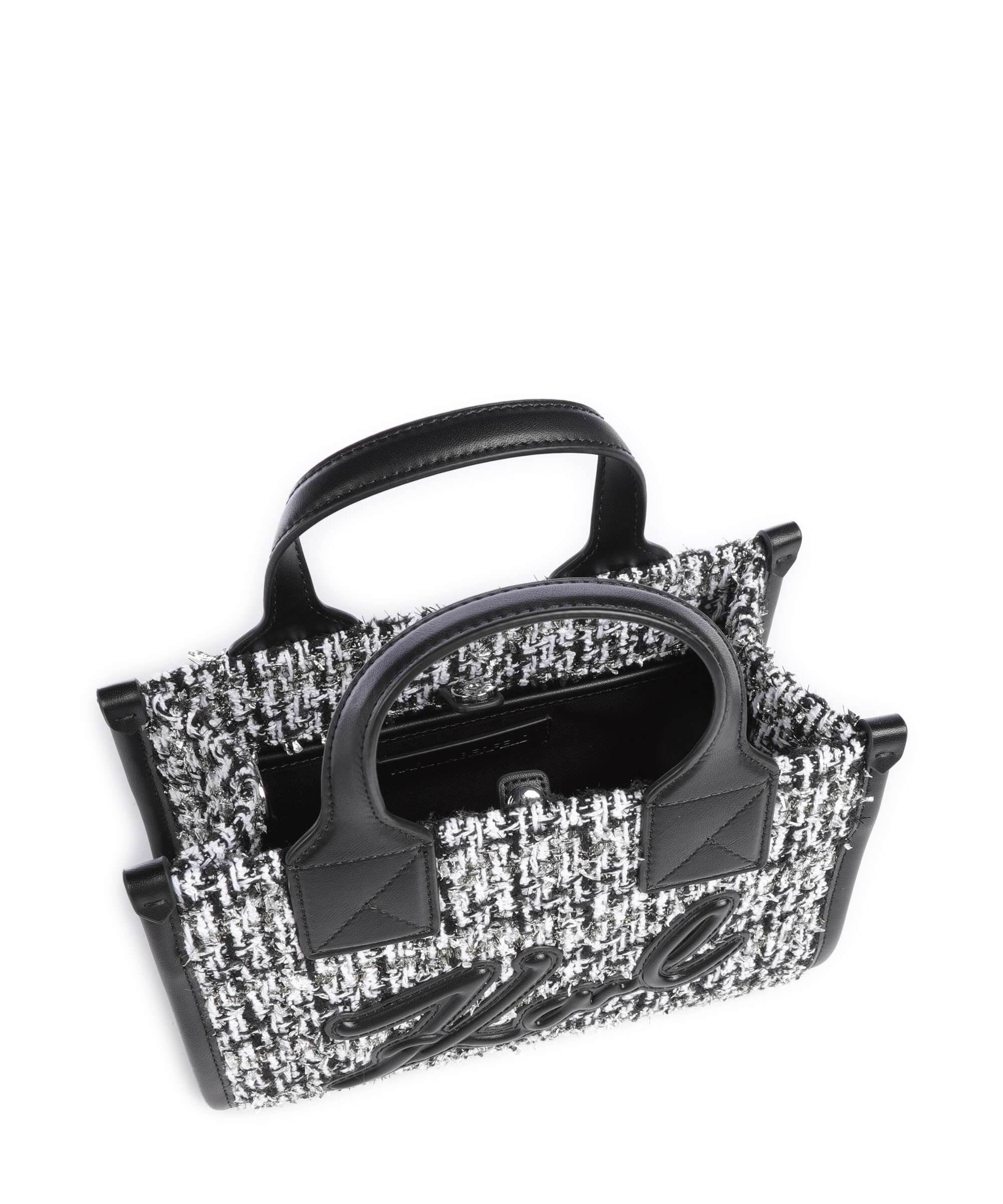 Karl Lagerfeld K/Skuare Small Handbag black/white