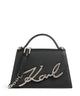 Karl Lagerfeld K/Signature 2.0 Medium Handtasche black/gold
