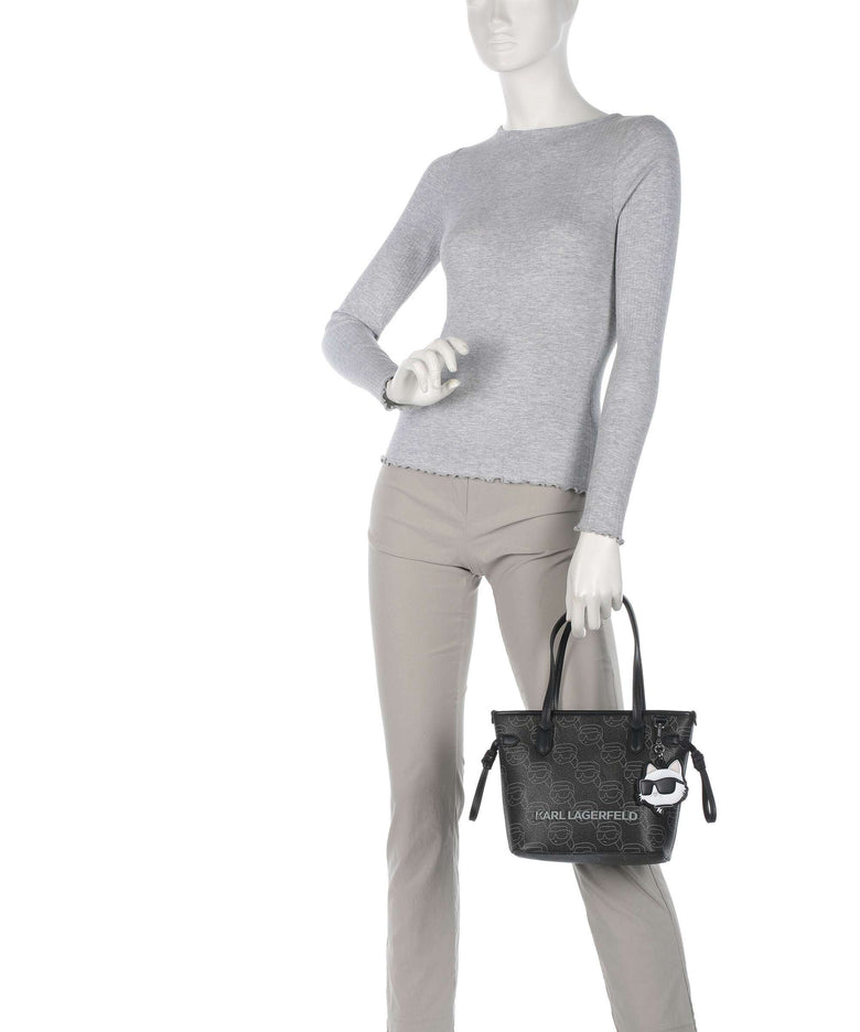Karl Lagerfeld Ikon Mono Handbag black