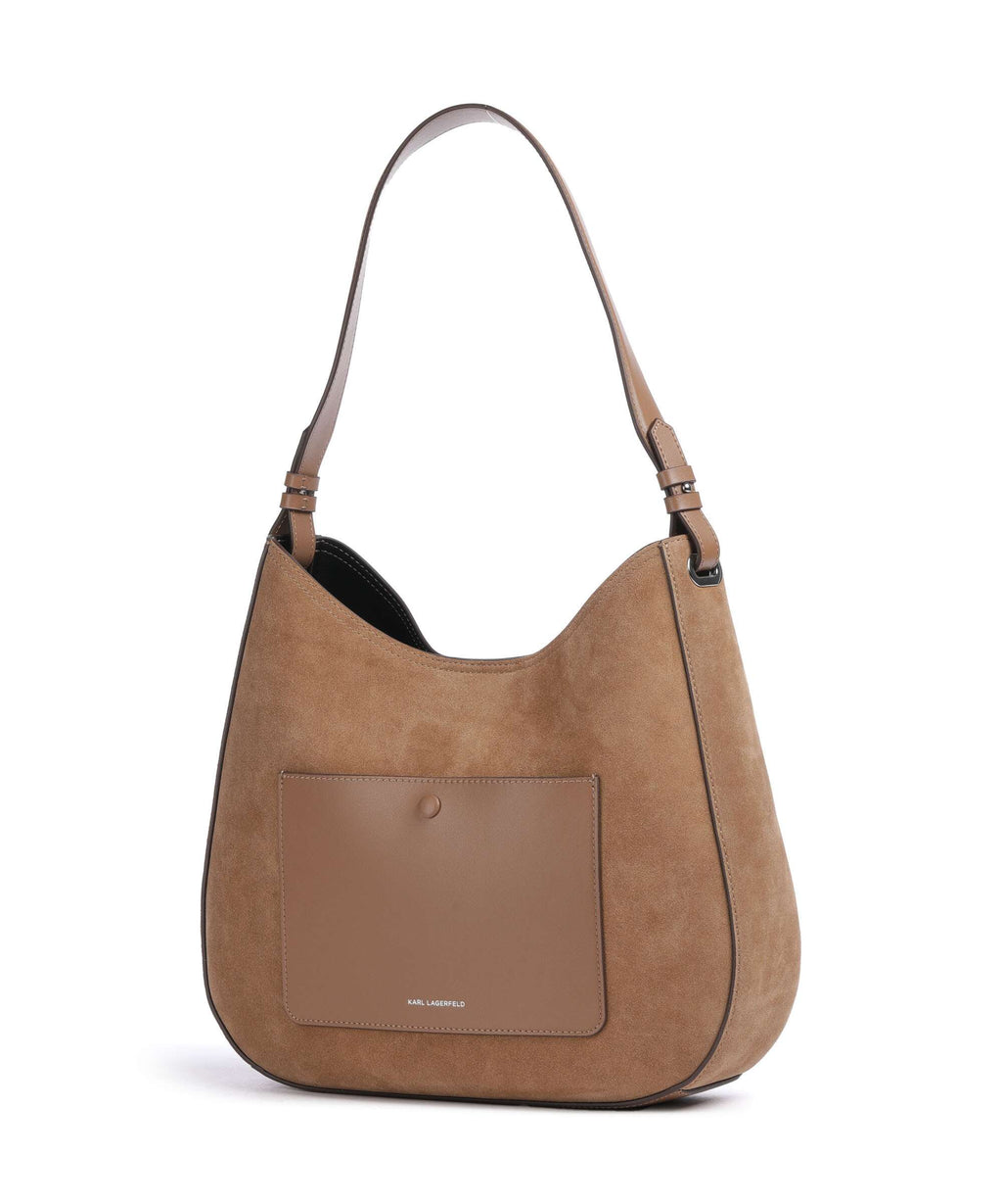 Karl Lagerfeld K/Circle Hobo bag terra