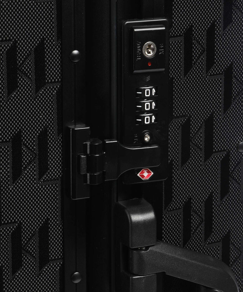 Karl Lagerfeld K/Essential Mono Spinner (4 wheels) monogram/black