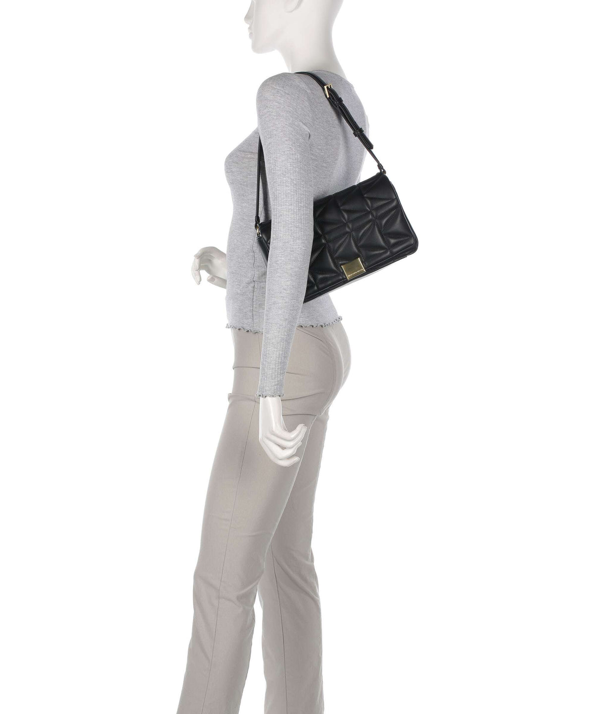 Karl Lagerfeld K/Kuilt Medium Shoulder bag black