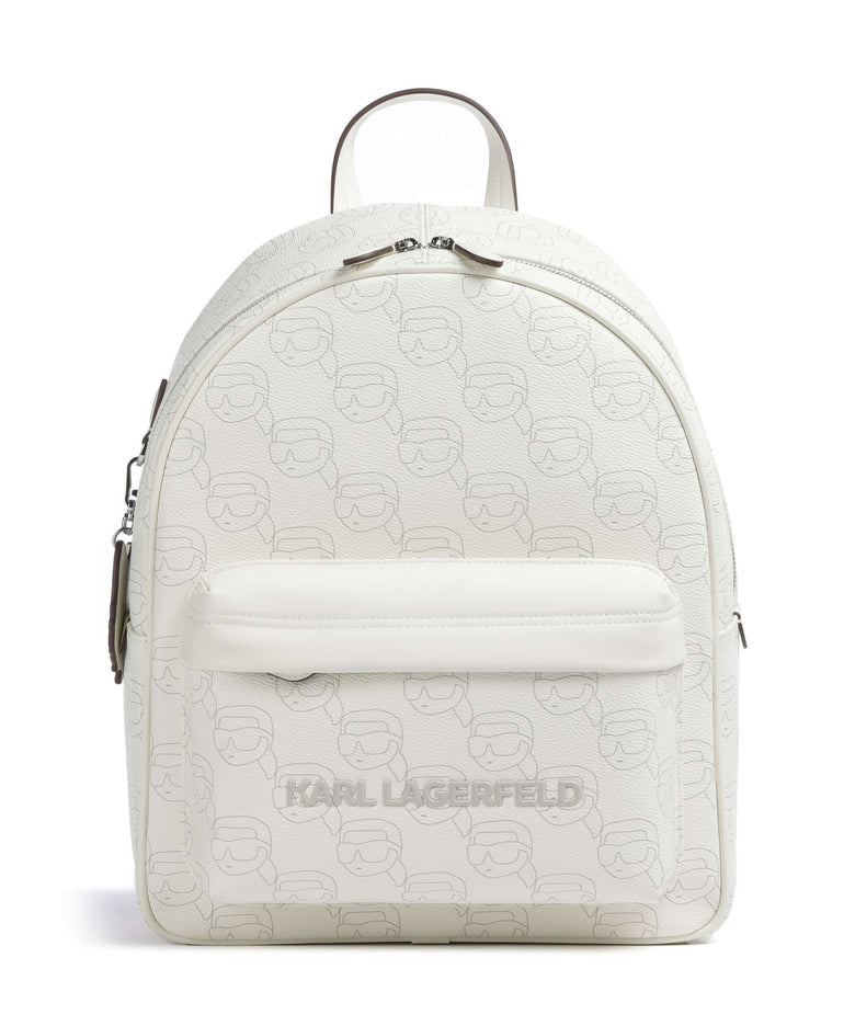 Karl Lagerfeld Ikon Mono Backpack offwhite