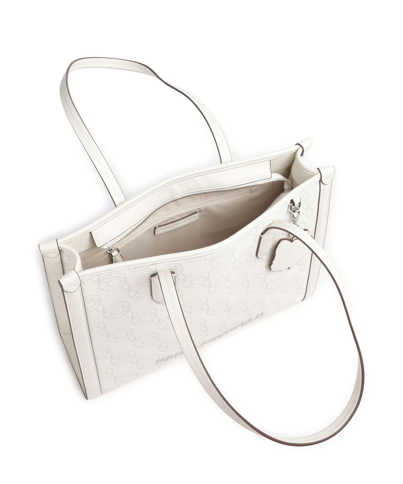 Karl Lagerfeld K/Ikonik Mono Tote bag offwhite
