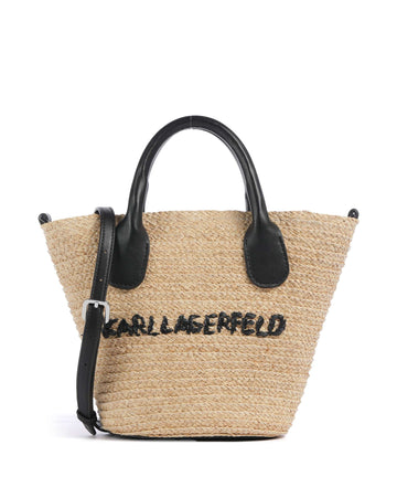 Karl Lagerfeld K/Essential Small Borsa a tracolla natural