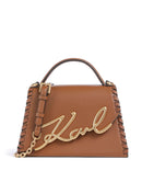 Karl Lagerfeld K/Signature 2.0 Borsa a mano dark tan