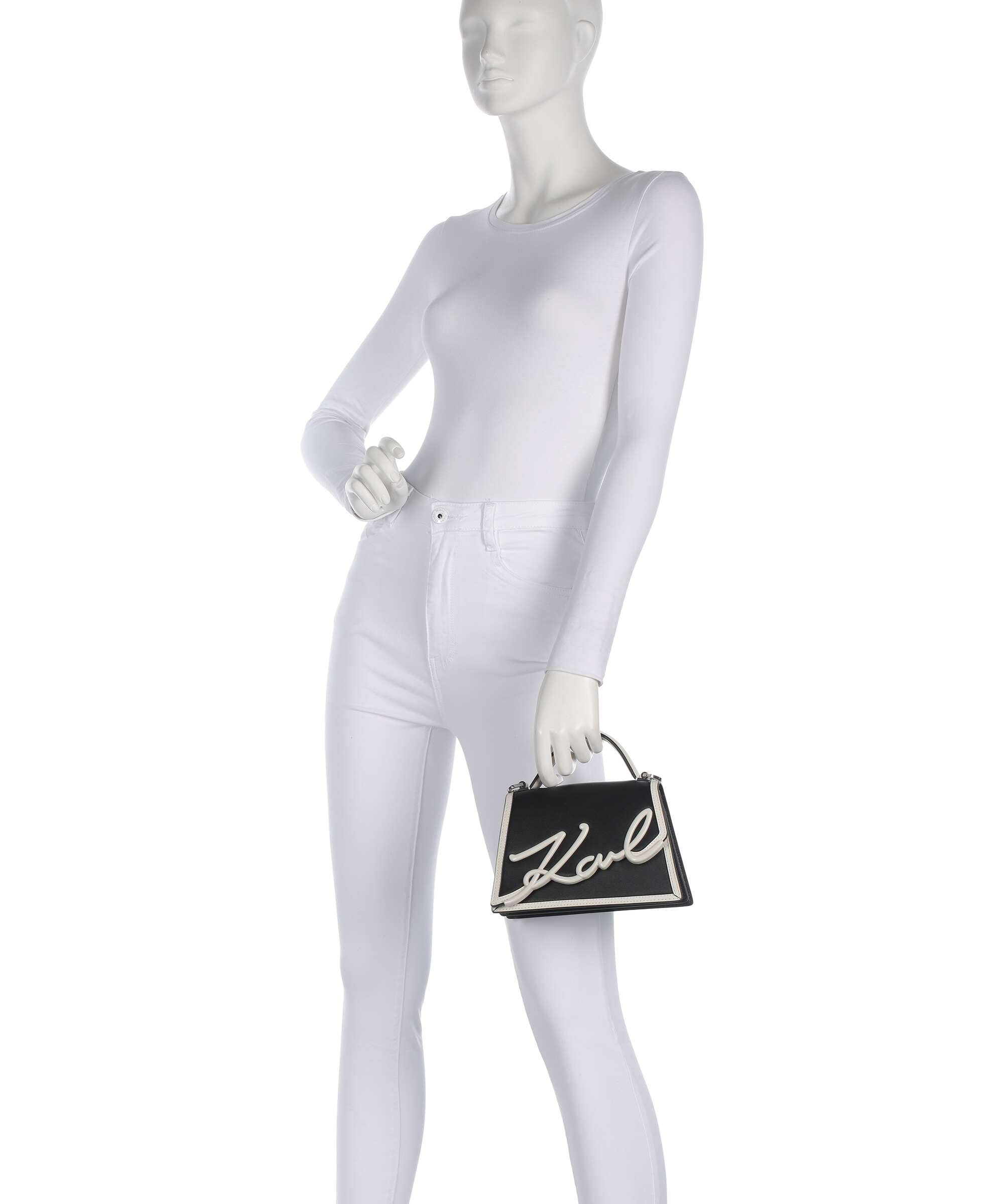 Karl Lagerfeld K/Signature 2.0 Crossbody bag black/white