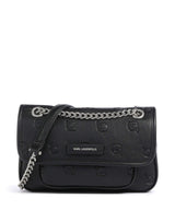 Karl Lagerfeld K/Ikon Monogram Schultertasche tonal black