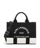 Karl Lagerfeld K/Rue St Guillaume Medium Handtasche cannoli cream/black