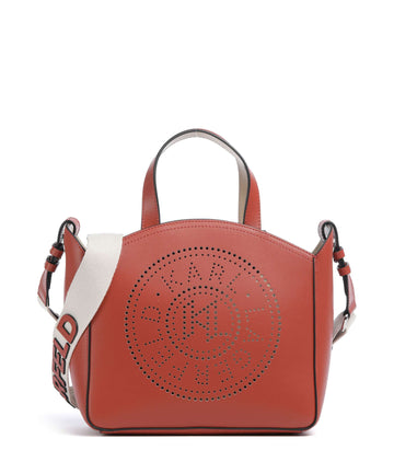 Karl Lagerfeld K/Circle Small Borsa a mano red brick