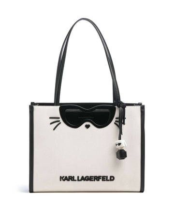 Karl Lagerfeld K/Ikon Choupette Borsa shopper natural