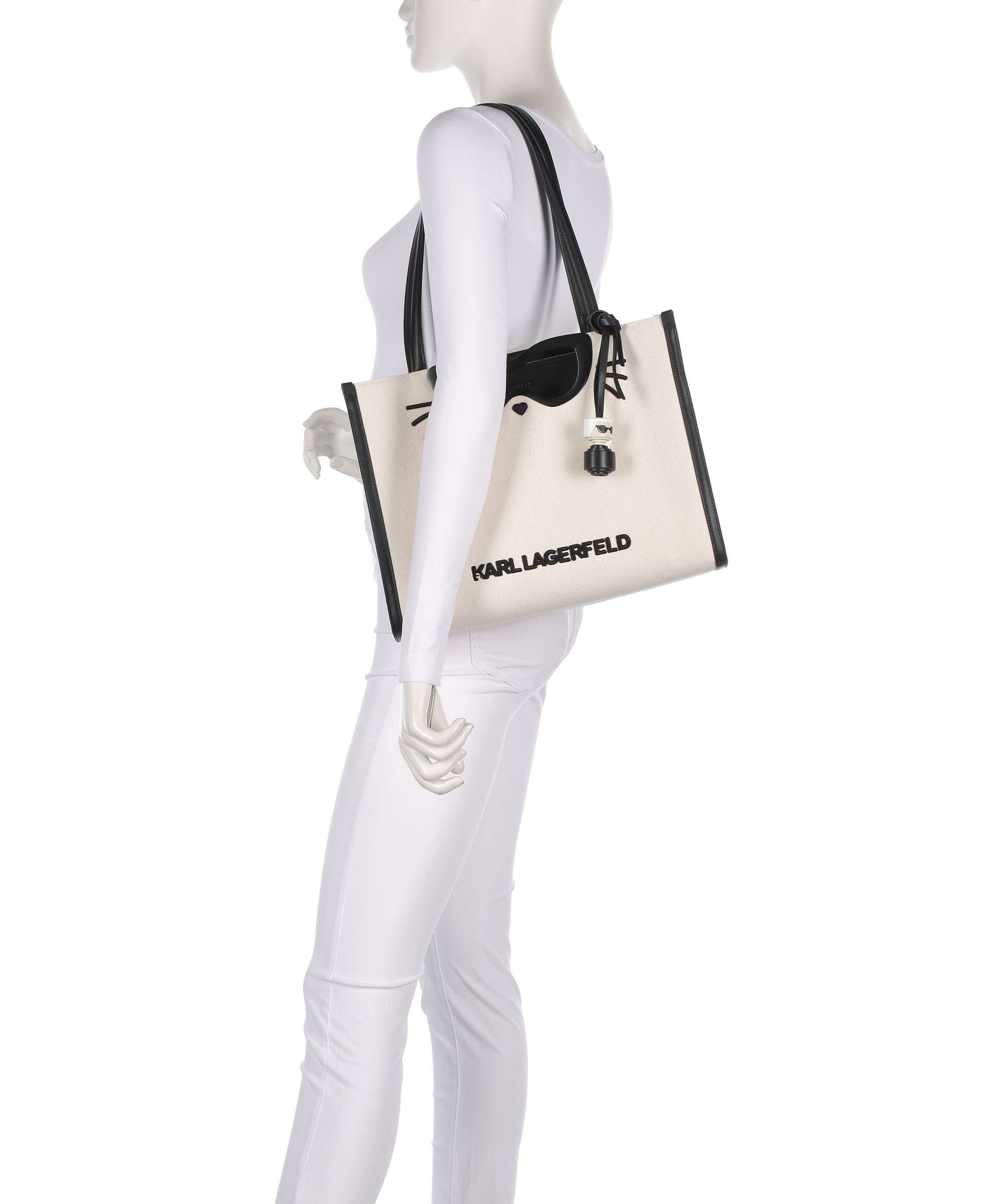 Karl Lagerfeld K/Ikon Choupette Tote bag natural