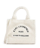 Karl Lagerfeld K/Rue St Guillaume Mini Umhängetasche off white