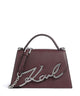 Karl Lagerfeld K/Signature 2.0 Medium Handtasche windsor/burgundy