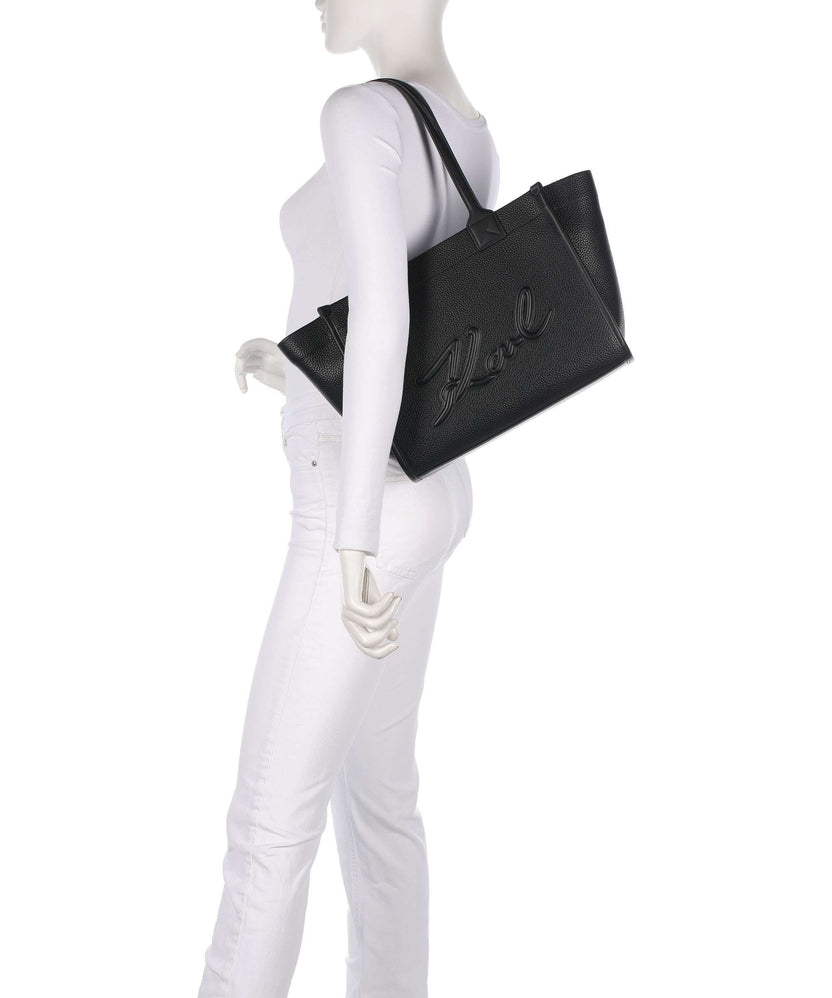 Karl Lagerfeld K/Skuare Medium Tote bag black/nickel