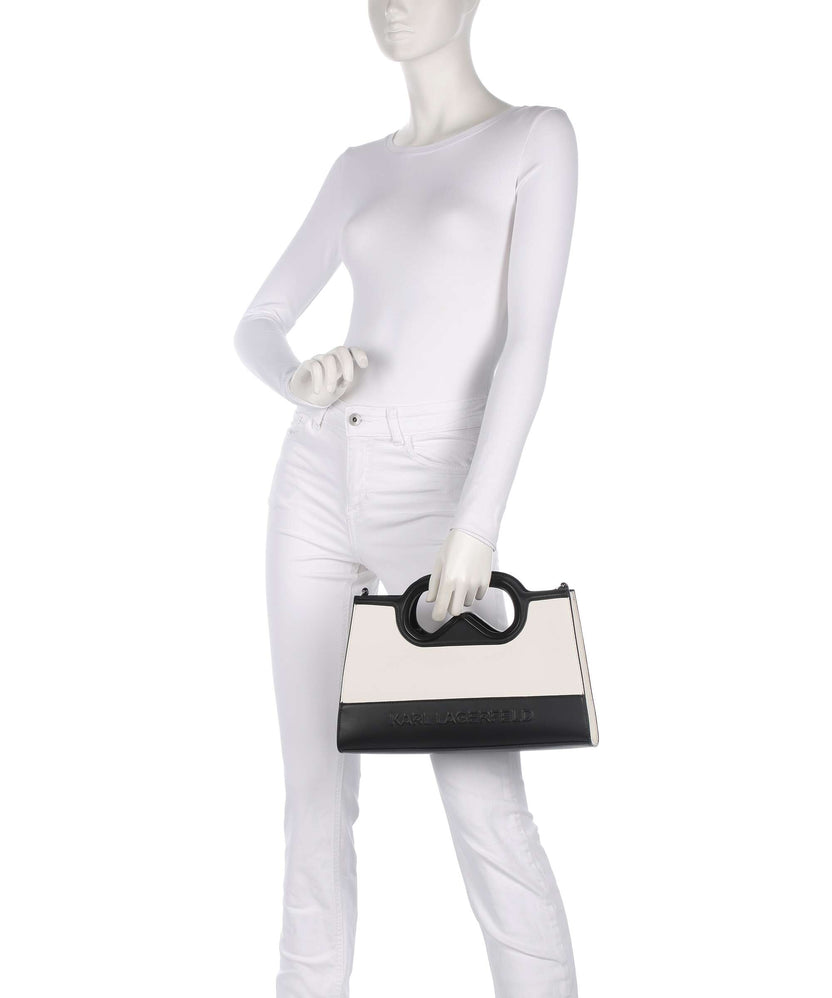 Karl Lagerfeld K/Aviator Handbag white/black
