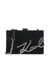 Karl Lagerfeld K/Soiree Borsa a tracolla black embellishment