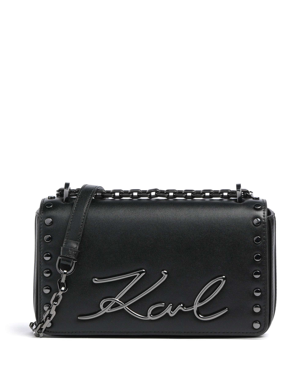 Karl Lagerfeld K/Signature 2.0 Shoulder bag black embellishment