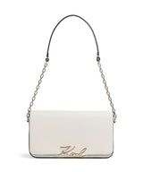 Karl Lagerfeld K/Signature Borsa a spalla off white