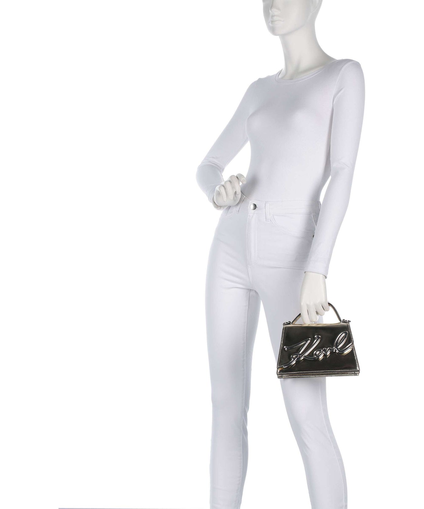 Karl Lagerfeld K/Signature 2.0 Crossbody bag light gold