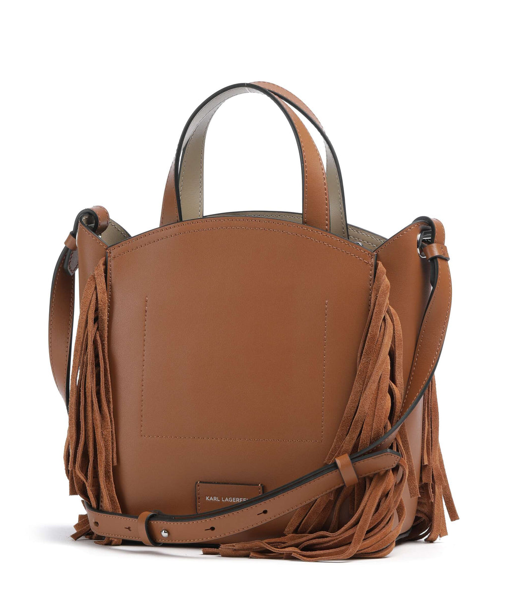 Karl Lagerfeld K/Circle Small Handbag dark tan