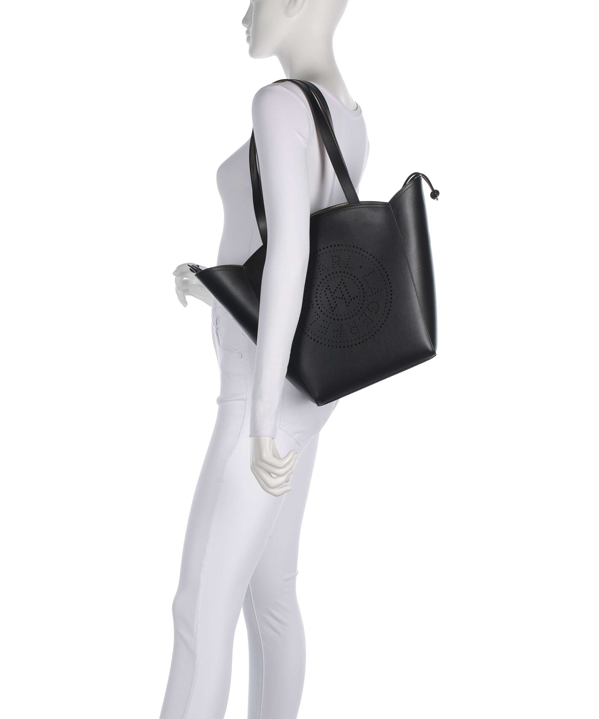 Karl Lagerfeld K/Circle Medium Tote bag black/nickel