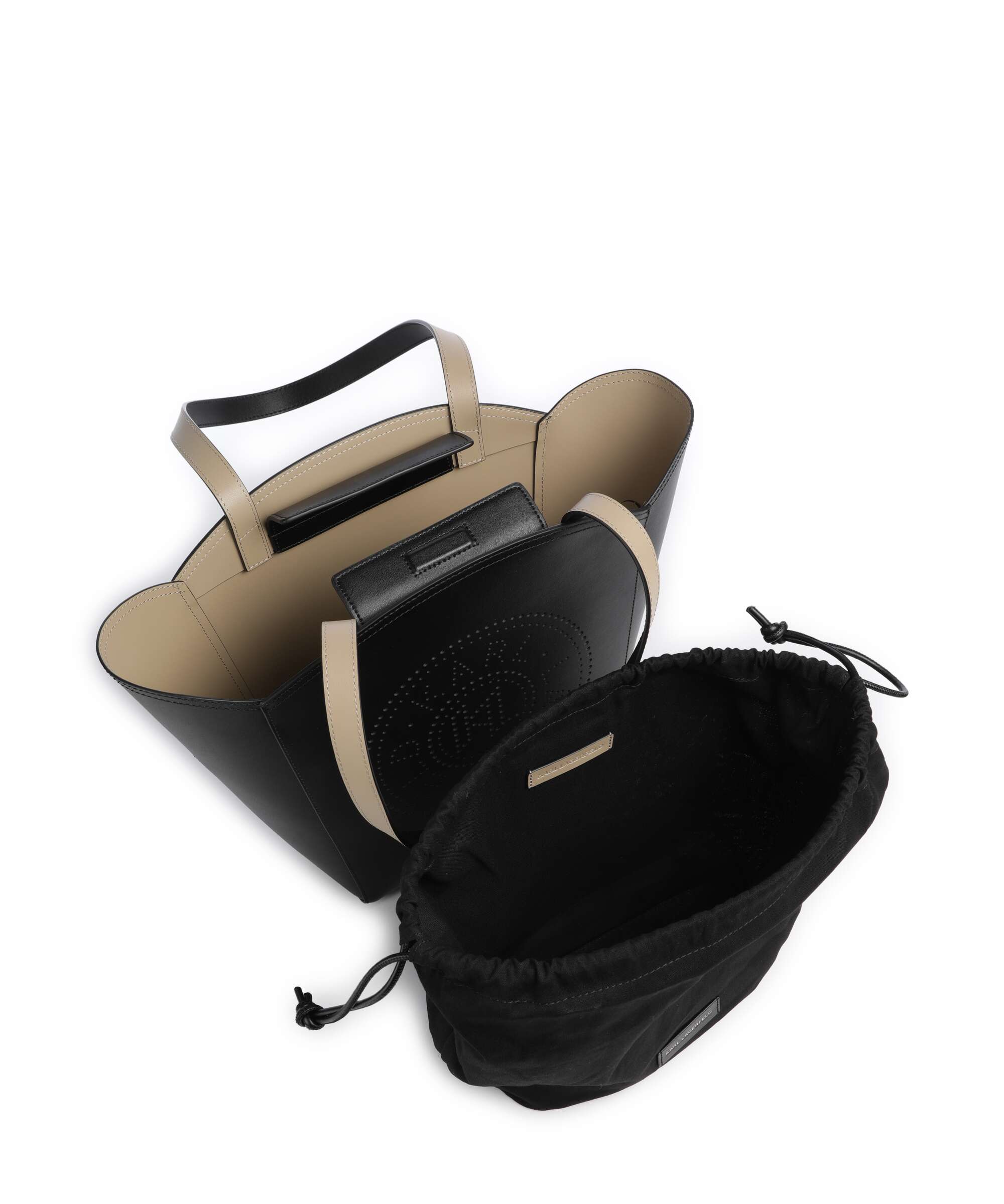 Karl Lagerfeld K/Circle Medium Tote bag black/nickel