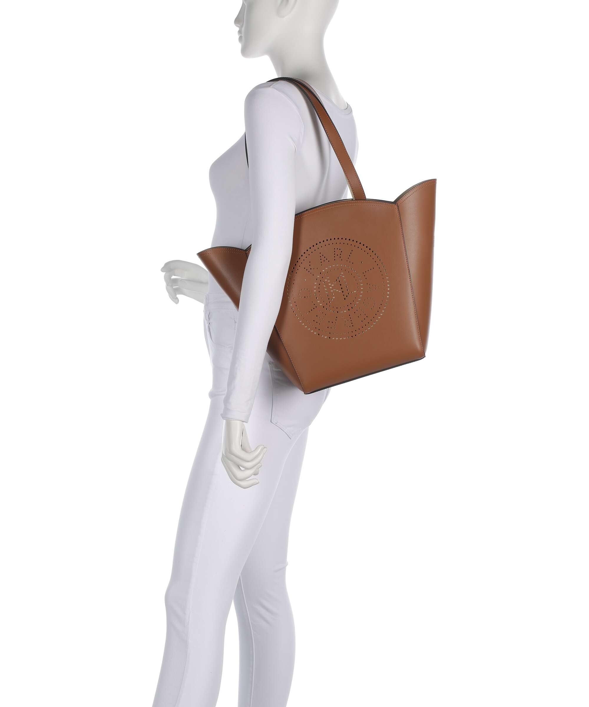 Karl Lagerfeld K/Circle Medium Tote bag dark tan