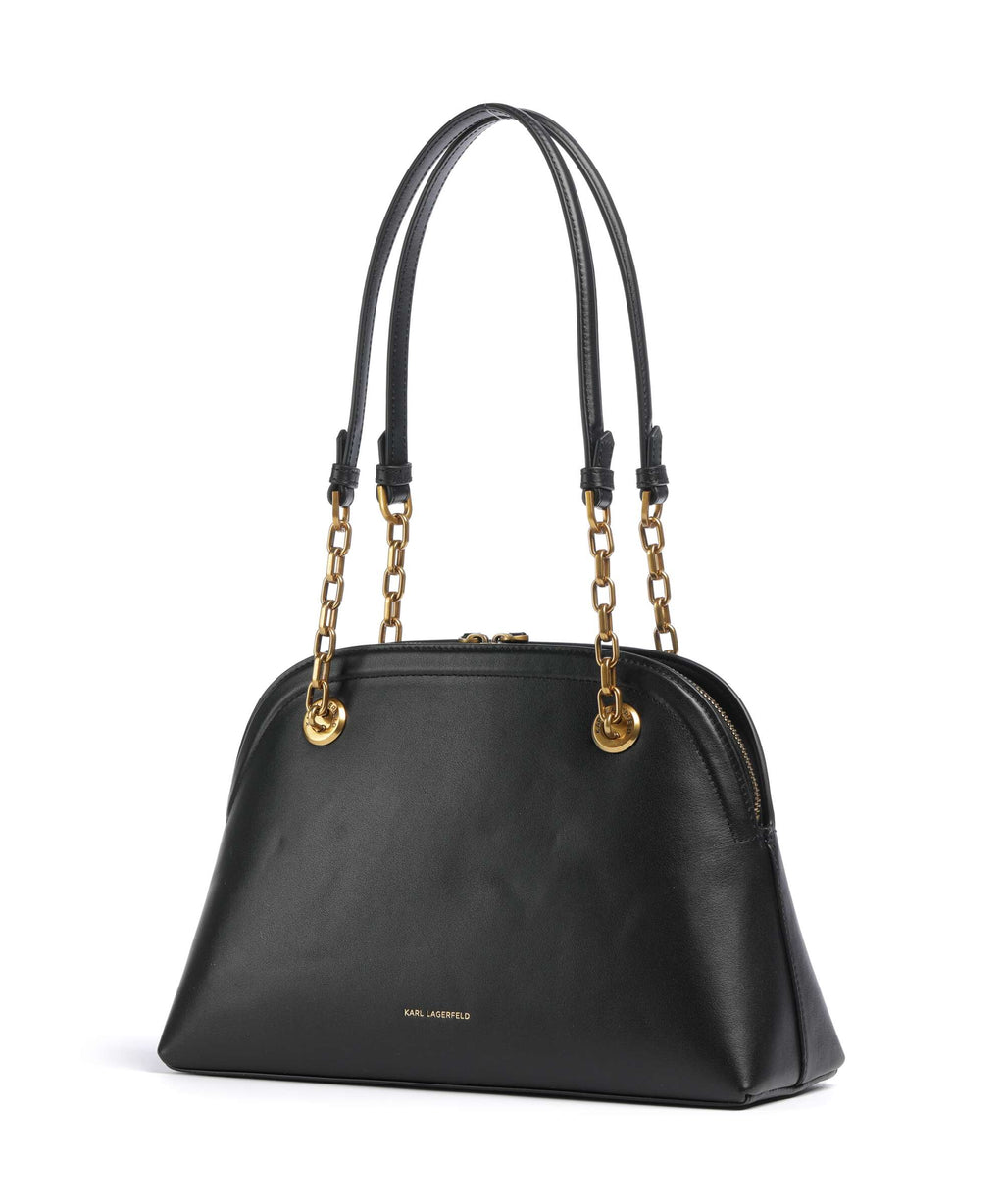 Karl Lagerfeld K/Autograph Bowling Medium Shoulder bag black/gold