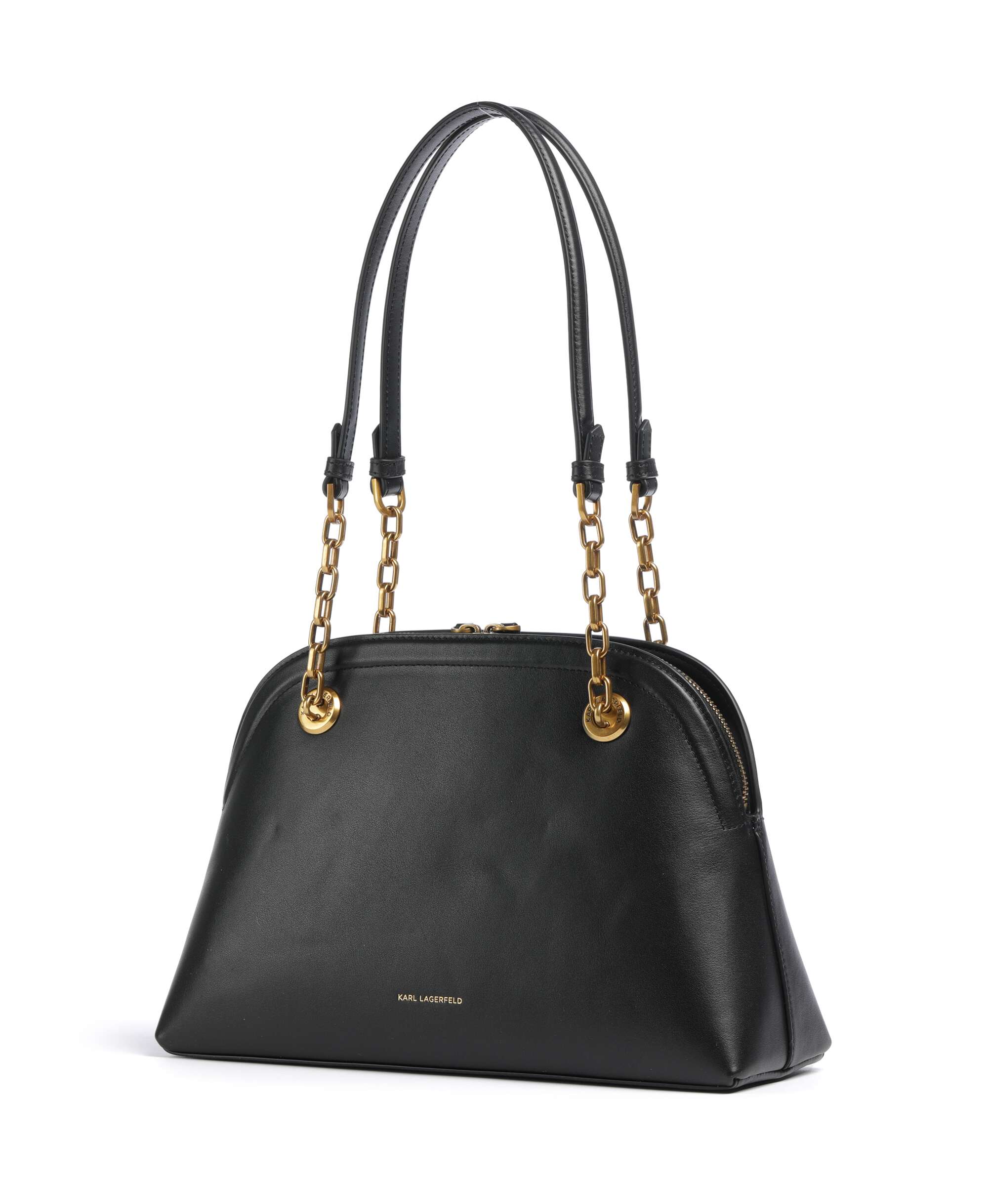 Karl Lagerfeld K/Autograph Bowling Medium Shoulder bag black/gold