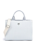 Karl Lagerfeld Ikon Medium Handbag kentucky blue stripe