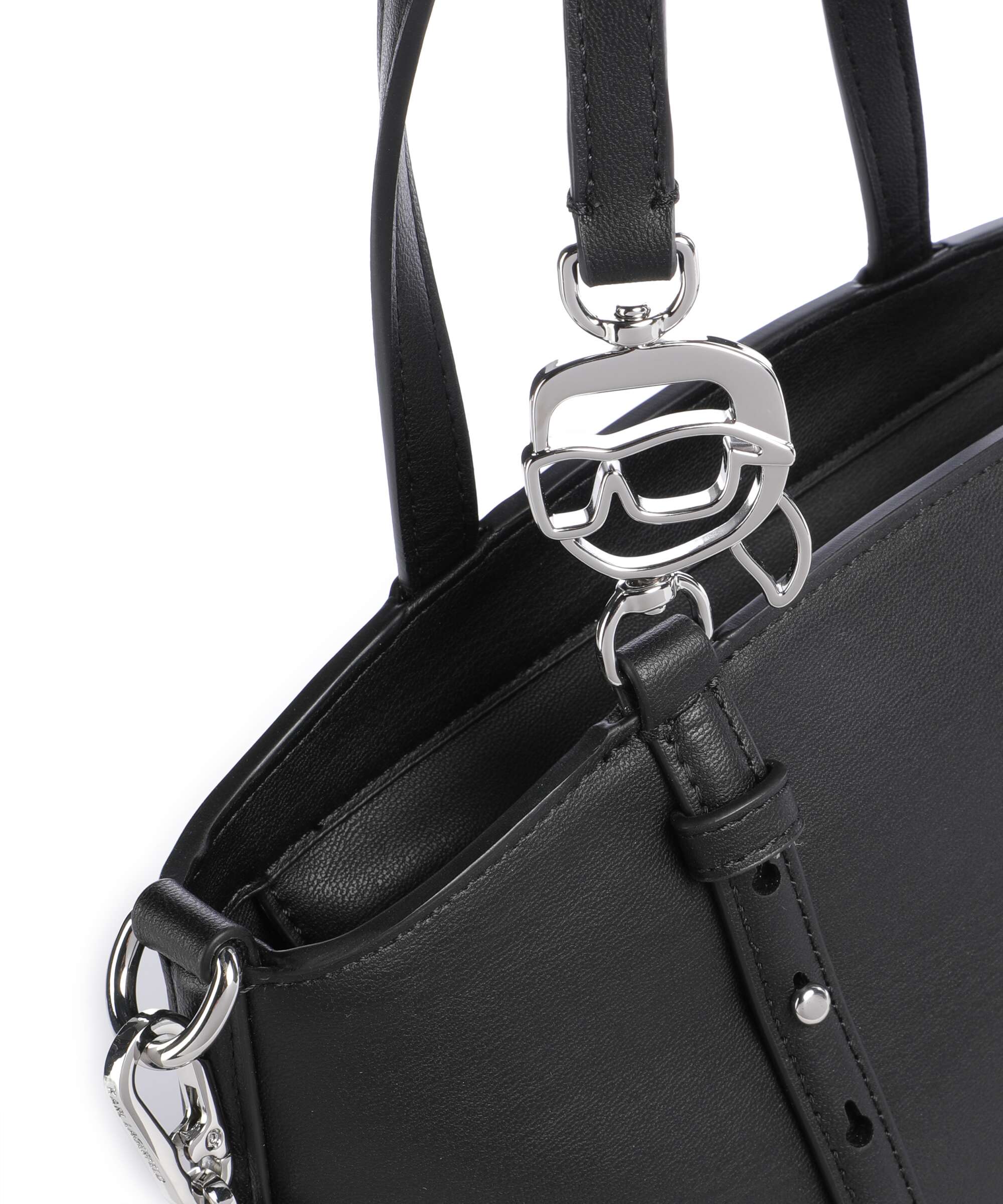 Karl Lagerfeld Ikon Smooth Handbag black