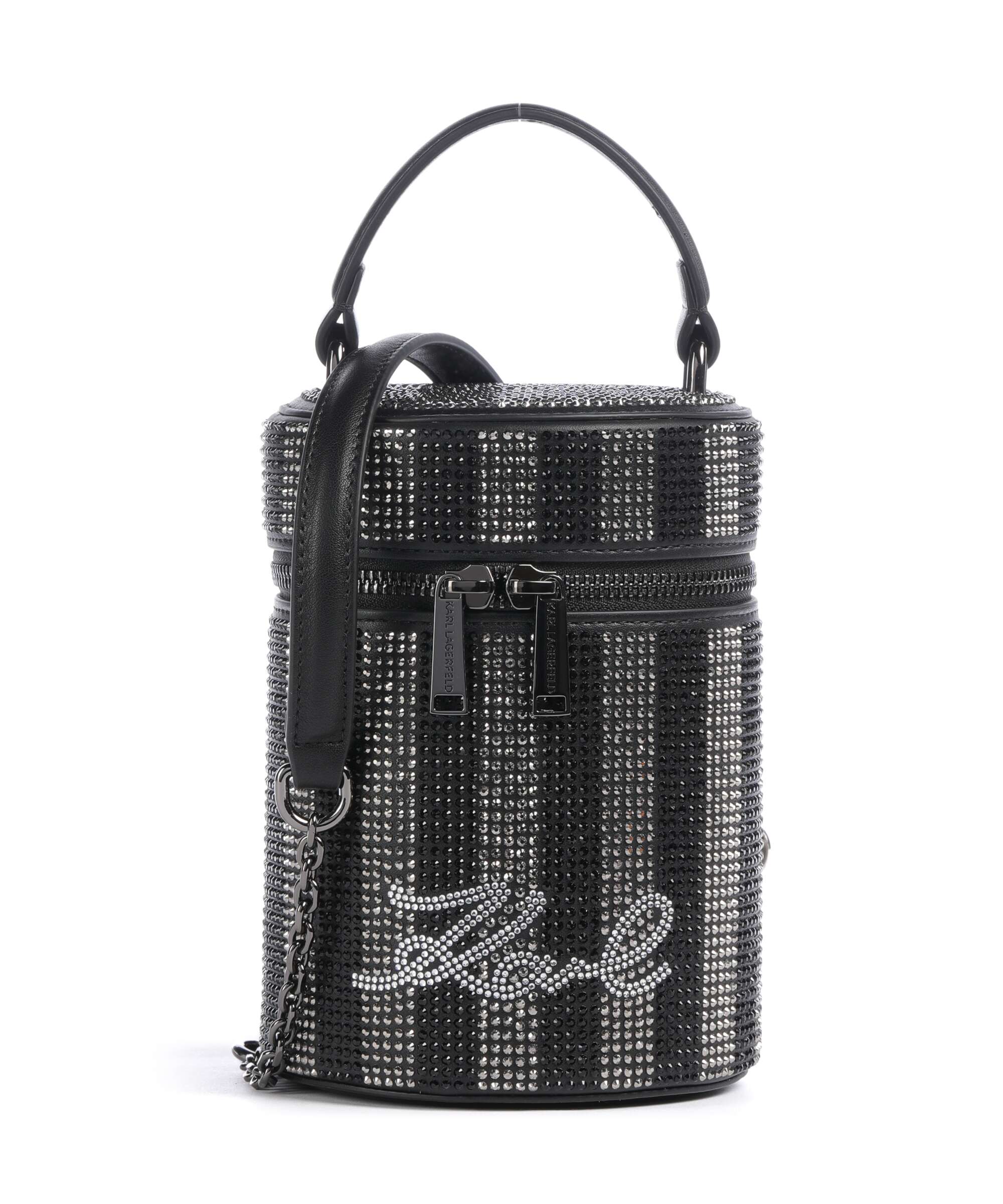 Karl Lagerfeld K/Soiree Bucket bag black embellishment