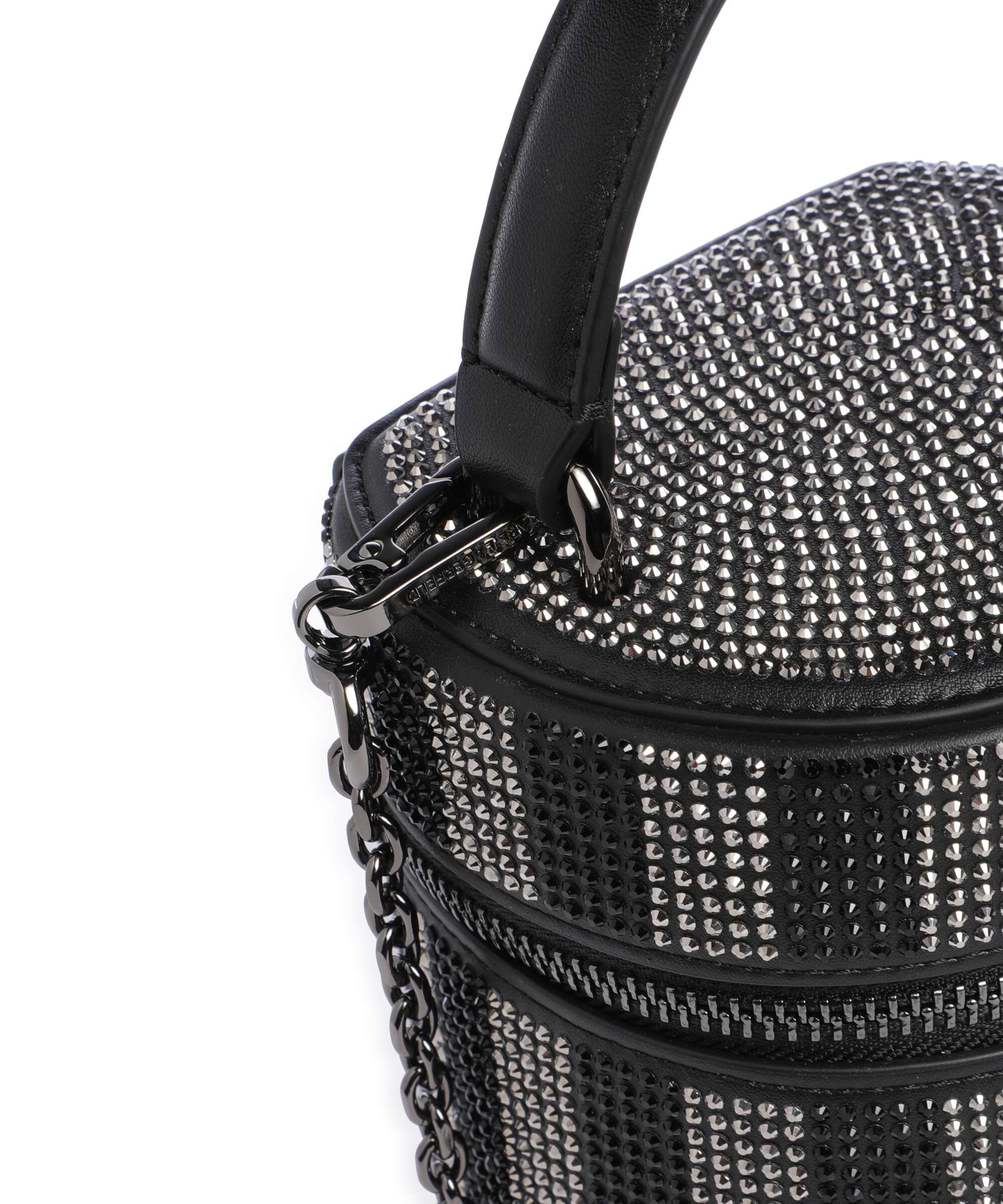 Karl Lagerfeld K/Soiree Bucket bag black embellishment