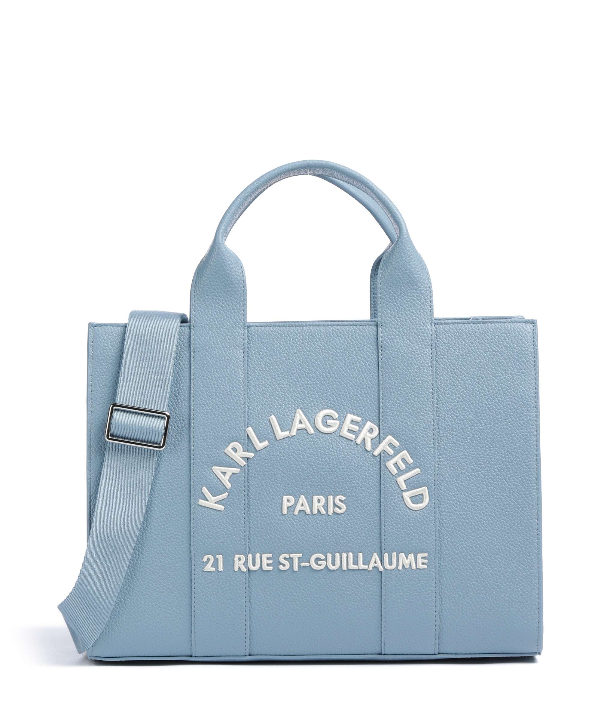 Karl Lagerfeld K/Rue St Guillaume Medium Handbag blue bloom