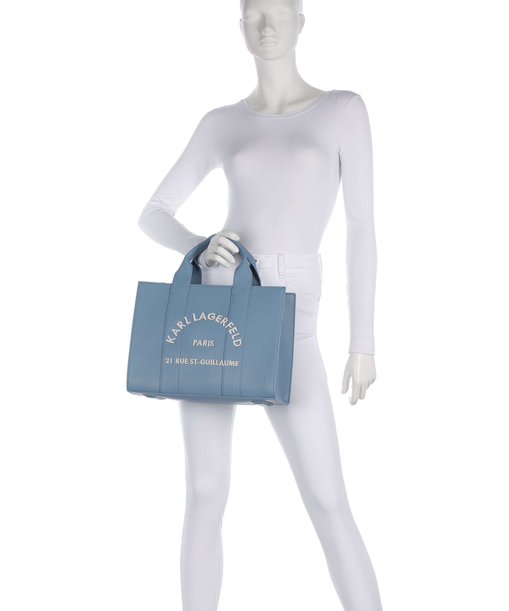 Karl Lagerfeld K/Rue St Guillaume Medium Handbag blue bloom
