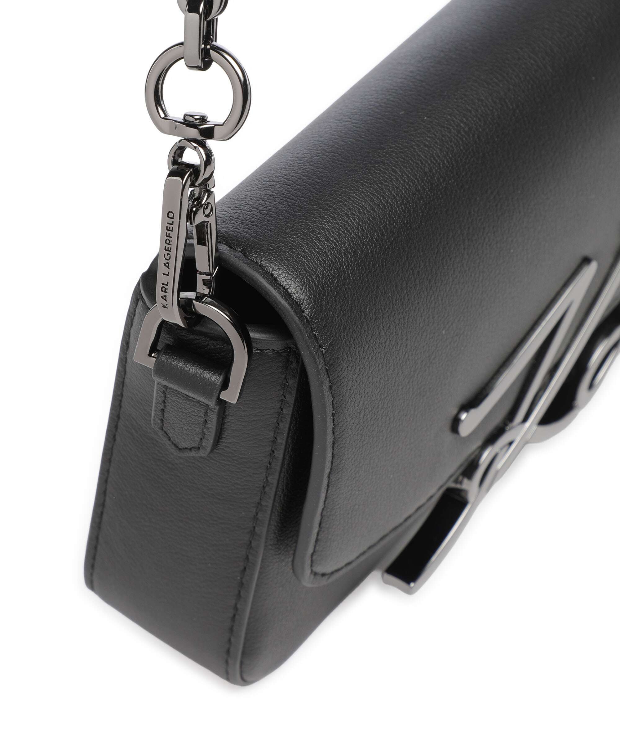 Karl Lagerfeld K/Signature 2.0 Small Shoulder bag black/gunmetal
