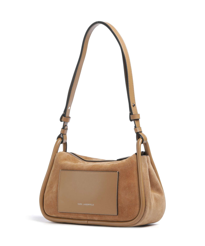 Karl Lagerfeld K/Autograph Patch Shoulder bag caramel