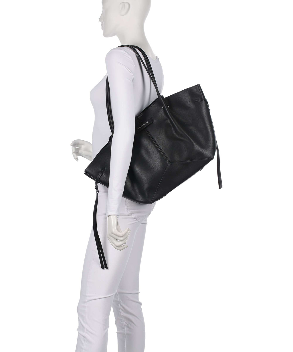Karl Lagerfeld K/Pierced Medium Tote bag black nickel
