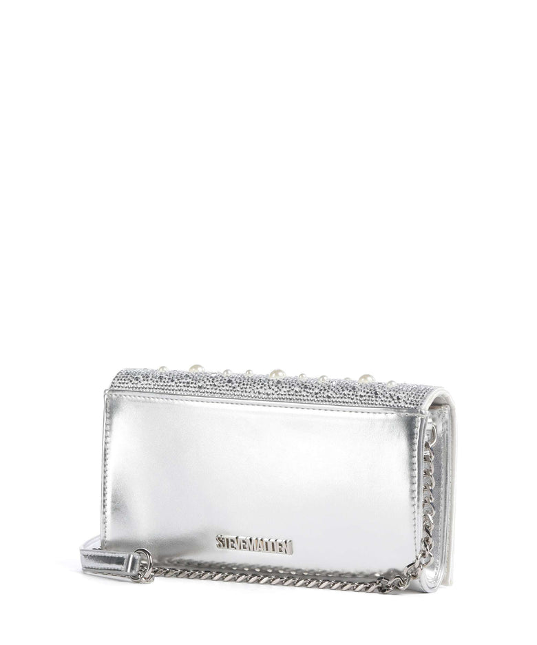 Steve Madden BFOREVER Crossbody bag silver pearl