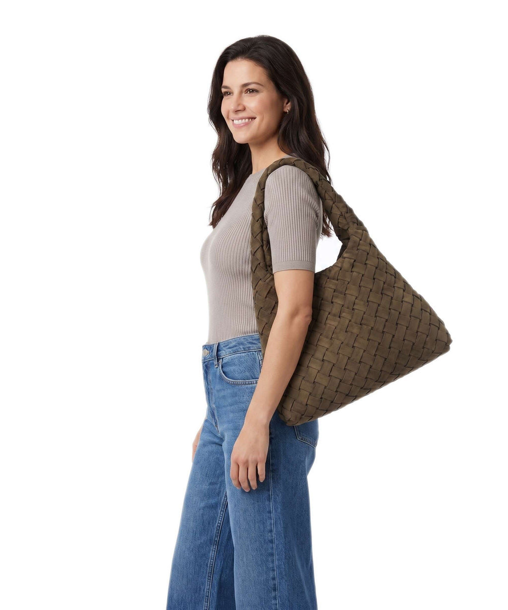 Steve Madden BRHIANON Hobo bag olive