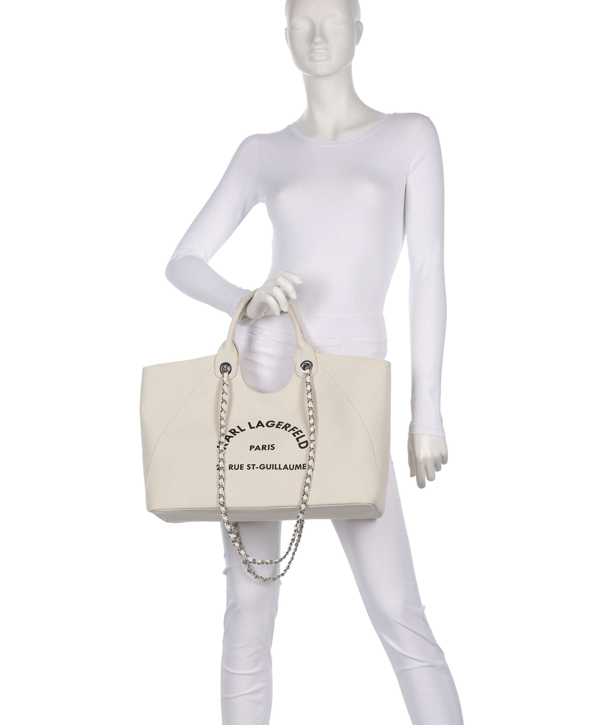 Karl Lagerfeld K/Rue St Guillaume Tote bag natural