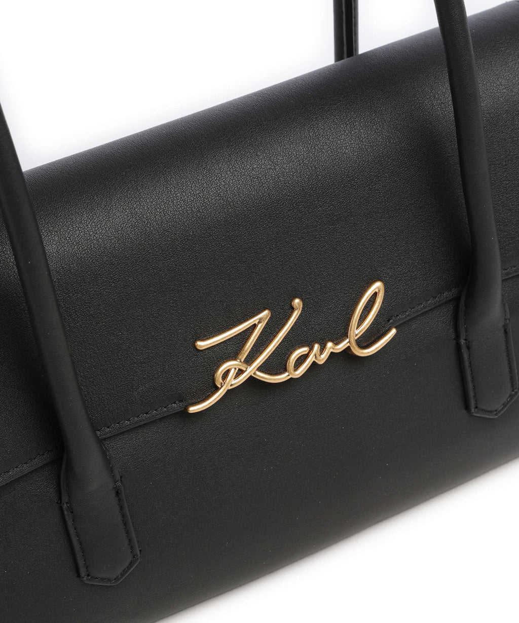 Karl Lagerfeld K/Signature Shoulder bag black/gold