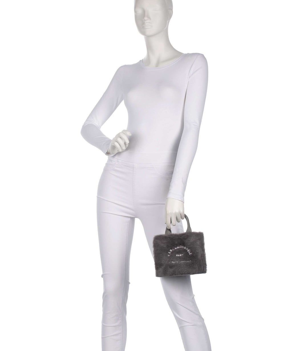 Karl Lagerfeld K/Rue St Guillaume Mini Crossbody bag ash grey