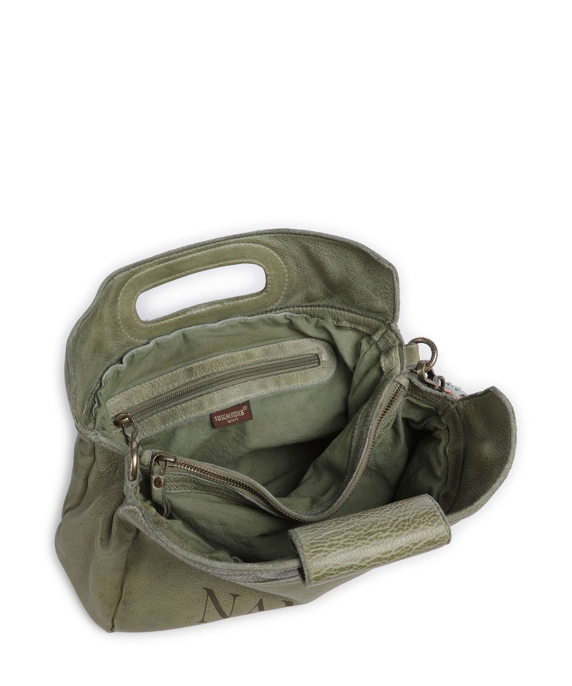 Taschendieb Wien Freundgasse 3 Crossbody bag green leaf