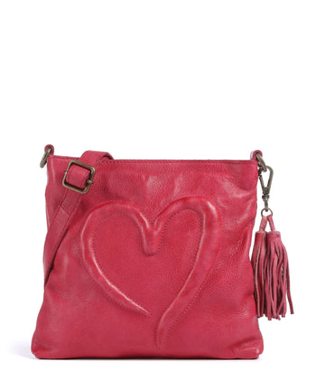 Taschendieb Wien Herzweg 4 Umhängetasche pink love